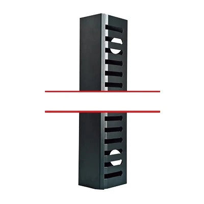 ORGANIZADOR DE CABLE VERTICAL GRANDE DE 24 UNIDADES RACK.-Accesorios para Rack/Gabinetes-LINKEDPRO-Bsai Seguridad & Controles