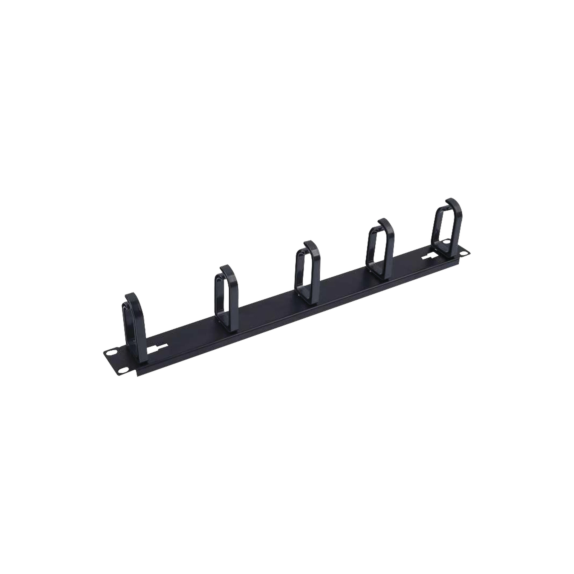 ORGANIZADOR DE CABLES CON 5 ANILLOS, 1U, 19" COLOR NEGRO-Accesorios para Rack/Gabinetes-LINKEDPRO BY EPCOM-Bsai Seguridad & Controles