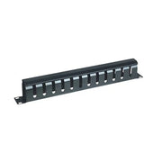 ORGANIZADOR DE CABLES HORIZONTAL 19" CON CUBIERTA METÁLICA, 1U-Accesorios para Rack/Gabinetes-LINKEDPRO BY EPCOM-Bsai Seguridad & Controles