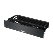 ORGANIZADOR DE CABLES HORIZONTAL PATCHLINK, DOBLE (FRONTAL Y POSTERIOR), CON TAPA EXTENDIDA, PARA RACK DE 19IN, 2UR-Racks y Gabinetes-PANDUIT-Bsai Seguridad & Controles