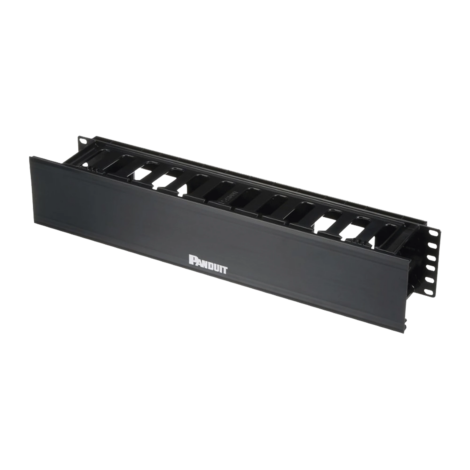 ORGANIZADOR DE CABLES HORIZONTAL PATCHLINK, SENCILLO (SOLO FRONTAL), CON TAPA EXTENDIDA, PARA RACK DE 19IN, 2UR-Racks y Gabinetes-PANDUIT-Bsai Seguridad & Controles