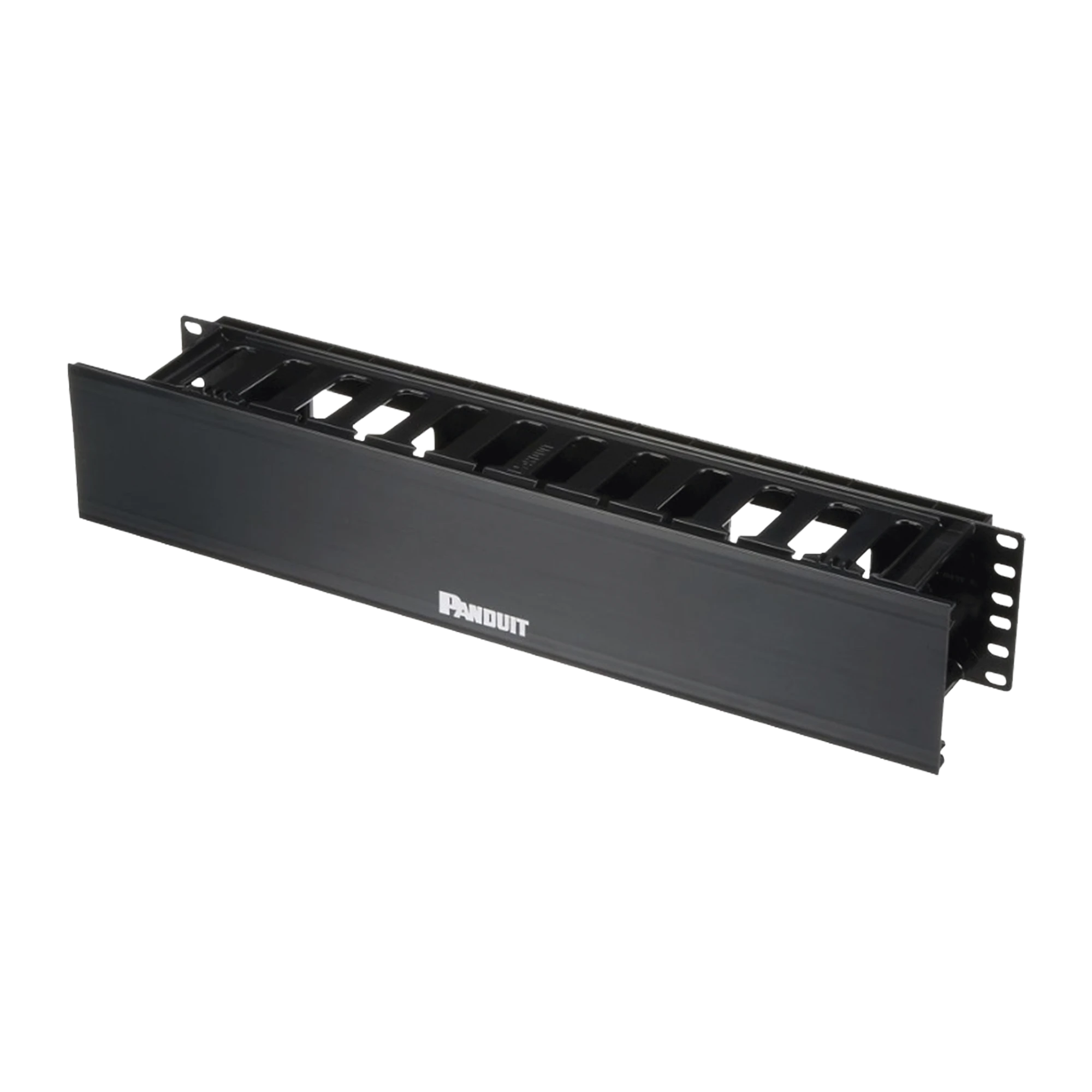 ORGANIZADOR DE CABLES HORIZONTAL PATCHLINK, SENCILLO (SOLO FRONTAL), CON TAPA EXTENDIDA, PARA RACK DE 19IN, 2UR-Racks y Gabinetes-PANDUIT-Bsai Seguridad & Controles