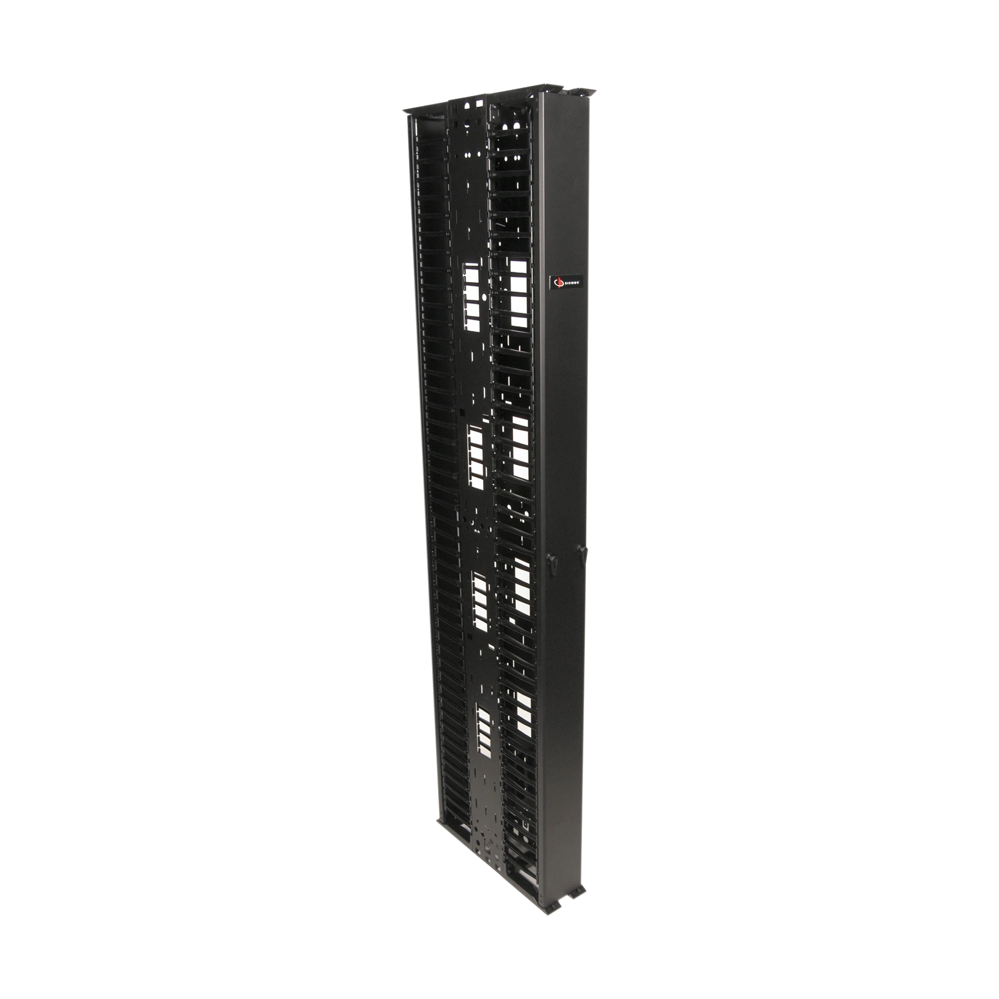 ORGANIZADOR ROUTEIT VERTICAL DOBLE DE 45UR, FABRICADO EN ACERO LAMINADO EN FRIO 16AWG, 10IN (254 MM) DE ANCHO-Accesorios para Rack/Gabinetes-SIEMON-Bsai Seguridad & Controles