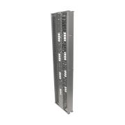 ORGANIZADOR ROUTEIT VERTICAL DOBLE DE 45UR, FABRICADO EN ACERO LAMINADO EN FRIO 16AWG, 6IN (152MM) DE ANCHO-Accesorios para Rack/Gabinetes-SIEMON-Bsai Seguridad & Controles