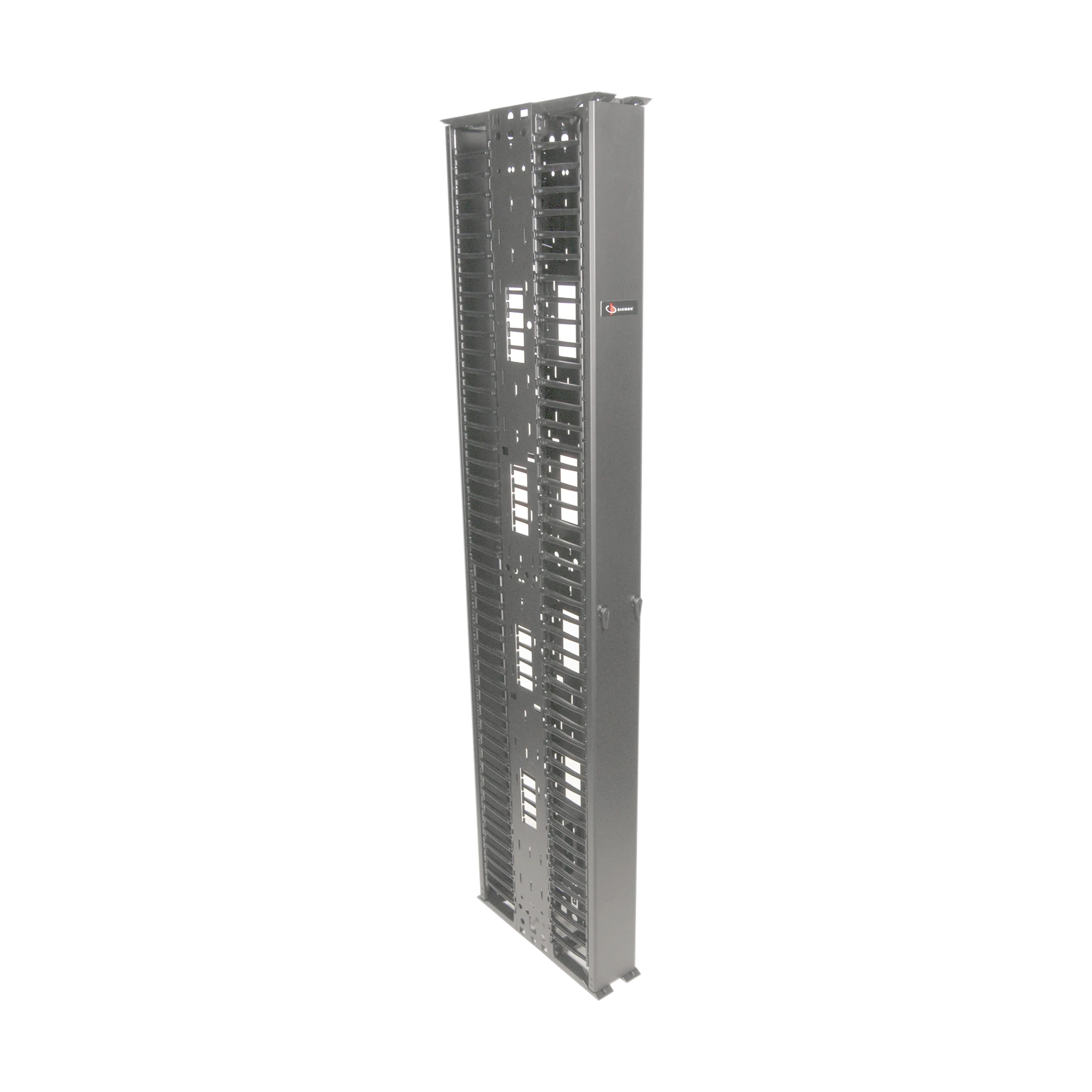 ORGANIZADOR ROUTEIT VERTICAL DOBLE DE 45UR, FABRICADO EN ACERO LAMINADO EN FRIO 16AWG, 6IN (152MM) DE ANCHO-Accesorios para Rack/Gabinetes-SIEMON-Bsai Seguridad & Controles