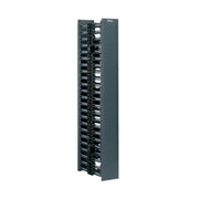 ORGANIZADOR VERTICAL DOBLE NETRUNNER, PARA RACK ABIERTO DE 45 UNIDADES, 125 MM DE ANCHO, COLOR NEGRO-Racks y Gabinetes-PANDUIT-Bsai Seguridad & Controles