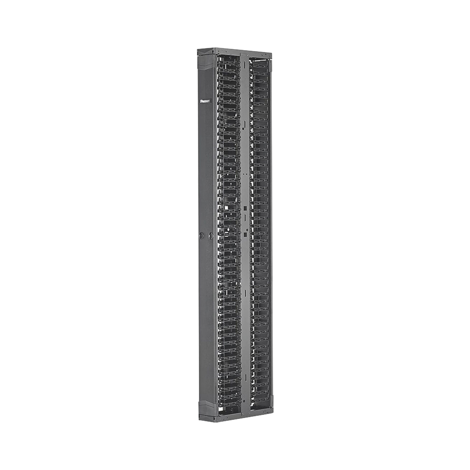 ORGANIZADOR VERTICAL DOBLE PATCHRUNNER, PARA RACK ABIERTO DE 45 UNIDADES, 152.4 MM DE ANCHO, COLOR NEGRO-Racks y Gabinetes-PANDUIT-Bsai Seguridad & Controles