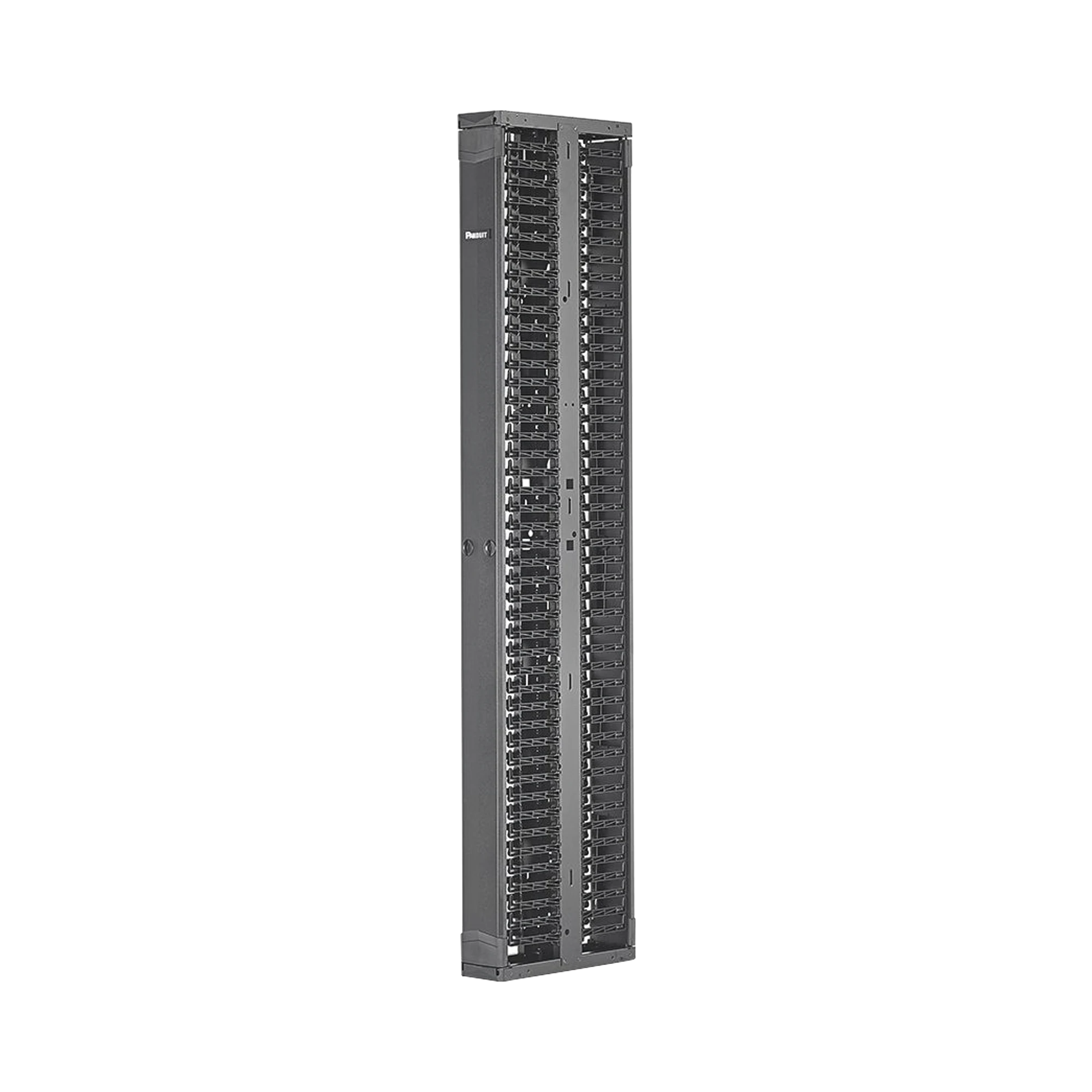 ORGANIZADOR VERTICAL DOBLE PATCHRUNNER, PARA RACK ABIERTO DE 45 UNIDADES, 152.4 MM DE ANCHO, COLOR NEGRO-Racks y Gabinetes-PANDUIT-Bsai Seguridad & Controles