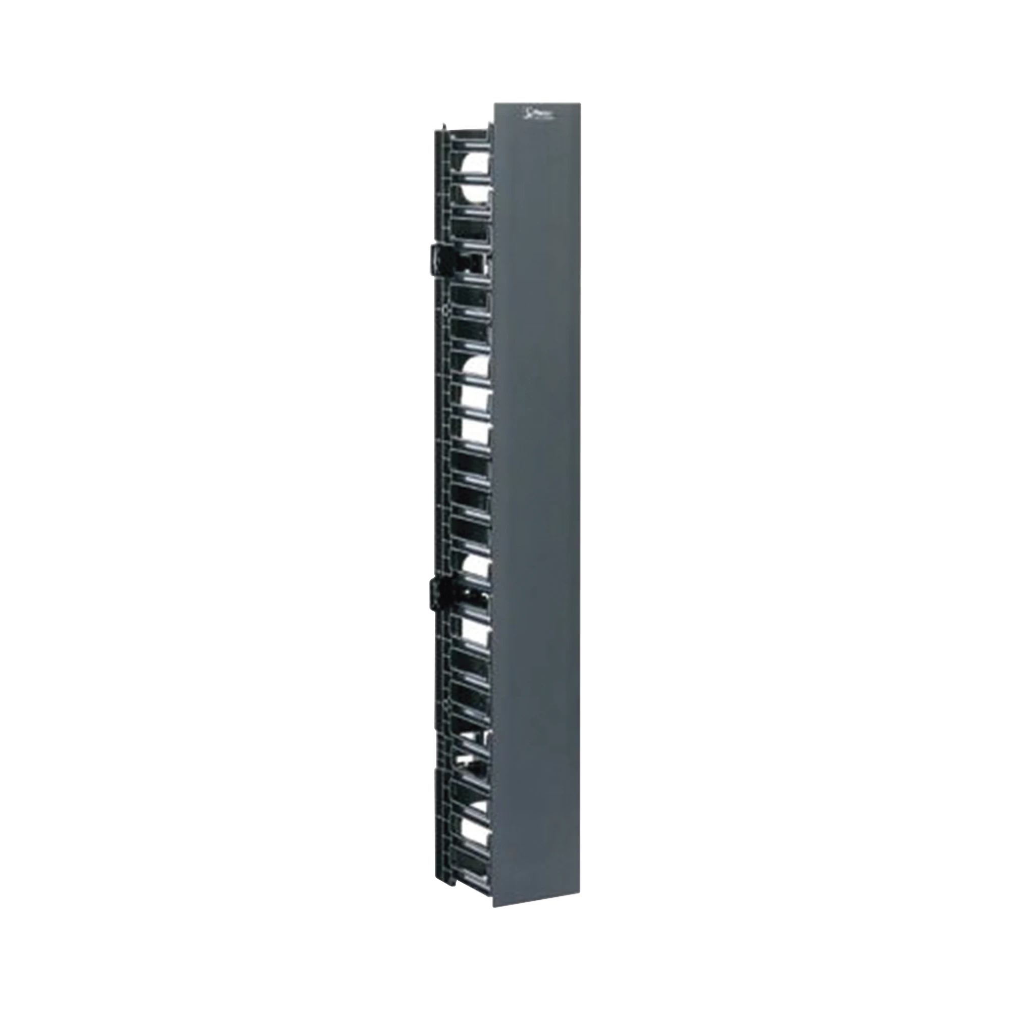 ORGANIZADOR VERTICAL SENCILLO NETRUNNER, PARA RACK ABIERTO DE 45 UNIDADES, 125 MM DE ANCHO, COLOR NEGRO-Racks y Gabinetes-PANDUIT-Bsai Seguridad & Controles