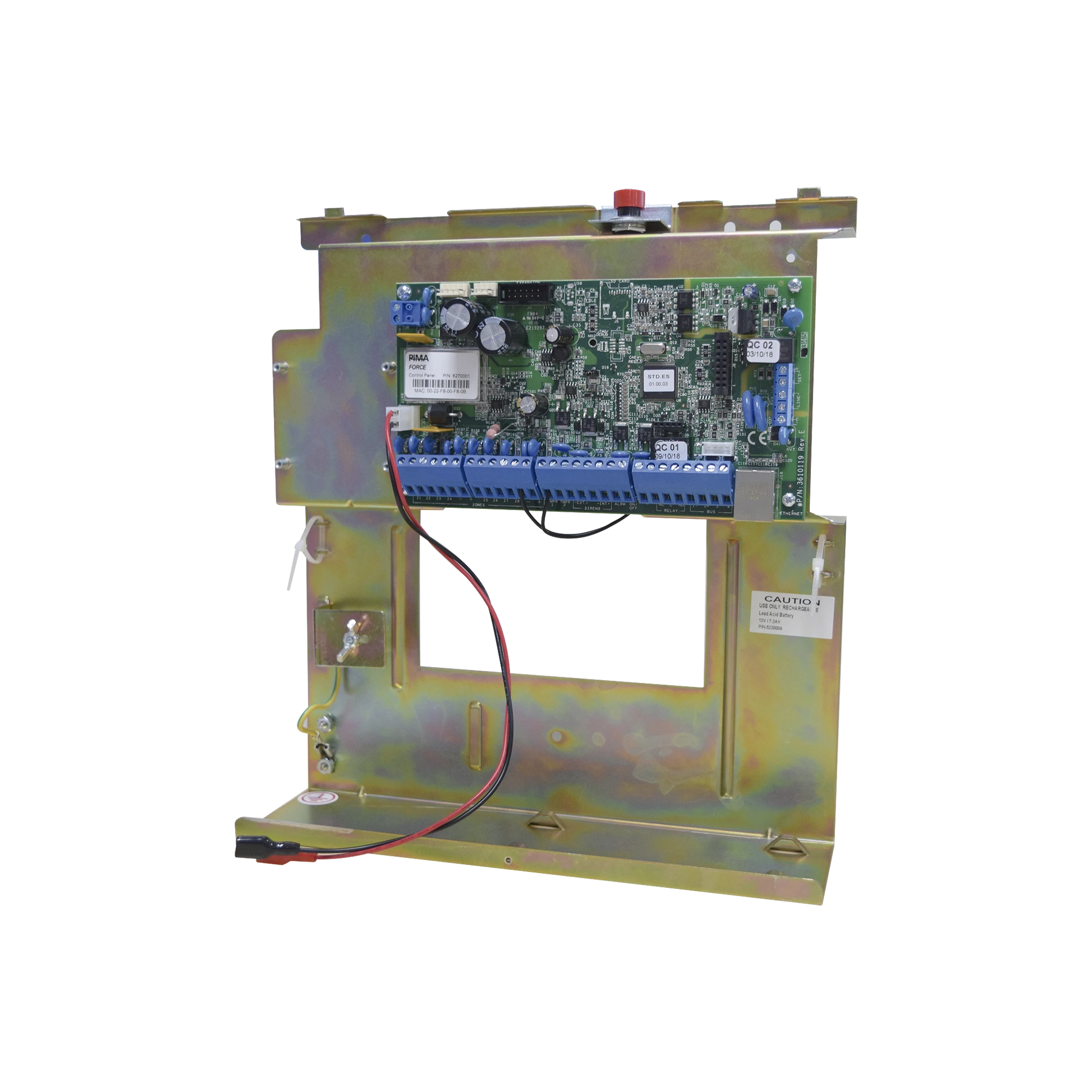 PANEL DE ALARMA FORCE HIBRIDO 8 A 144 ZONAS, CONEXIÓN IP EN TARJETA COMPATIBLE CON APP PIMALINK GRATIS!!, INCLUYE GABINETE METÁLICO CON TAMPER-Alarmas-PIMA-Bsai Seguridad & Controles