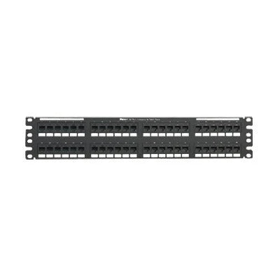 PANEL DE PARCHEO DE IMPACTO 110, PLANO, CATEGORÍA 6, DE 48 PUERTOS, 2UR-Patch Panels-PANDUIT-Bsai Seguridad & Controles