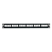 PANEL DE PARCHEO MODULAR KEYSTONE (SIN CONECTORES), DE 24 PUERTOS, IDENTIFICACION CON ETIQUETA ADHESIVA, 1UR-Patch Panels-PANDUIT-Bsai Seguridad & Controles
