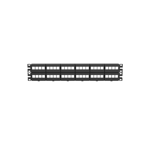 PANEL DE PARCHEO MODULAR KEYSTONE (SIN CONECTORES), DE 48 PUERTOS, IDENTIFICACION CON ETIQUETA ADHESIVA, 2UR-Patch Panels-PANDUIT-Bsai Seguridad & Controles