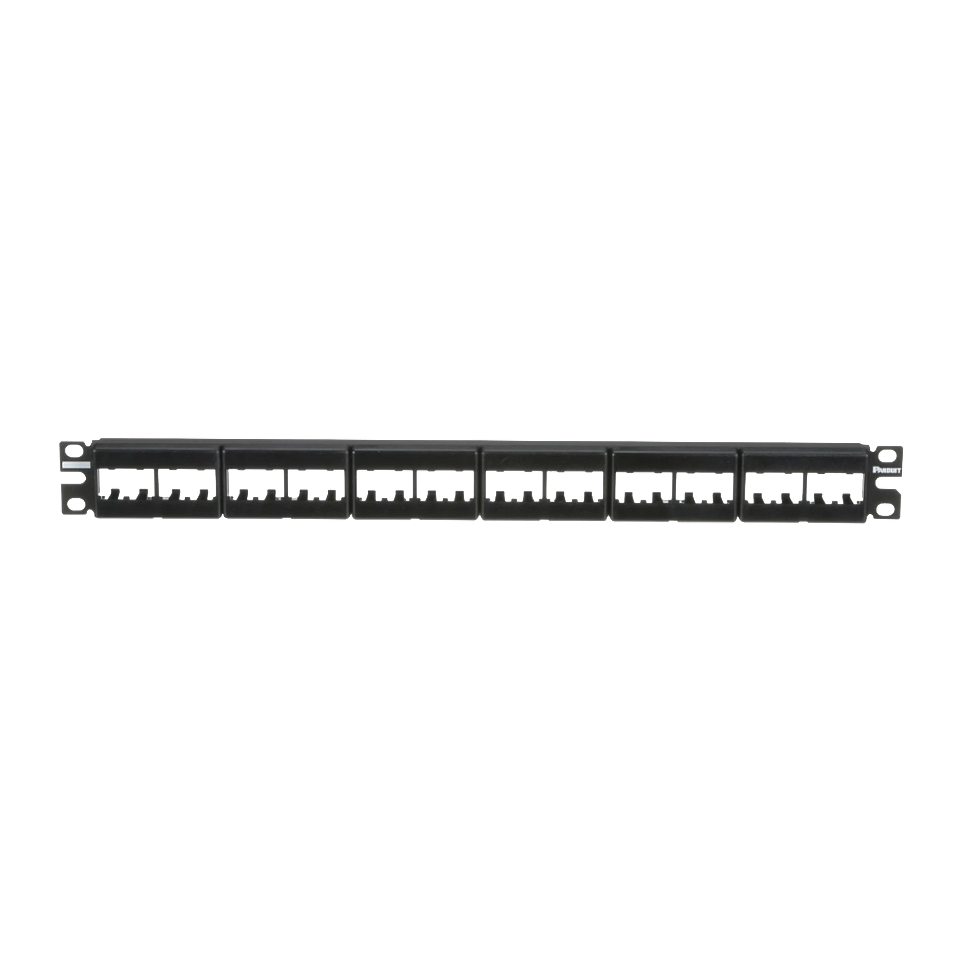 PANEL DE PARCHEO MODULAR MINI-COM (SIN CONECTORES), PLANO, SIN BLINDAJE, DE 24 PUERTOS, 1UR-Patch Panels-PANDUIT-Bsai Seguridad & Controles