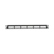 PANEL DE PARCHEO MODULAR MINI-COM (SIN CONECTORES), PLANO, TOTALMENTE BLINDADO, DE 24 PUERTOS, 1UR-Patch Panels-PANDUIT-Bsai Seguridad & Controles