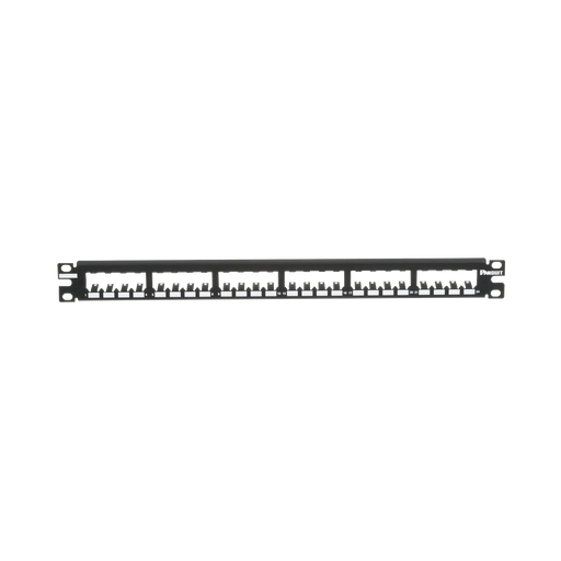 PANEL DE PARCHEO MODULAR MINI-COM (SIN CONECTORES), PLANO, TOTALMENTE BLINDADO, DE 24 PUERTOS, 1UR-Patch Panels-PANDUIT-Bsai Seguridad & Controles