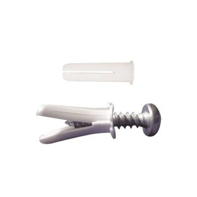 PAQUETE DE 20 TAQUETES BLANCOS 3/4" Y 20 TORNILLOS 8MM X 3/4" (1101-05002)-Fijacion-THORSMAN-Bsai Seguridad & Controles