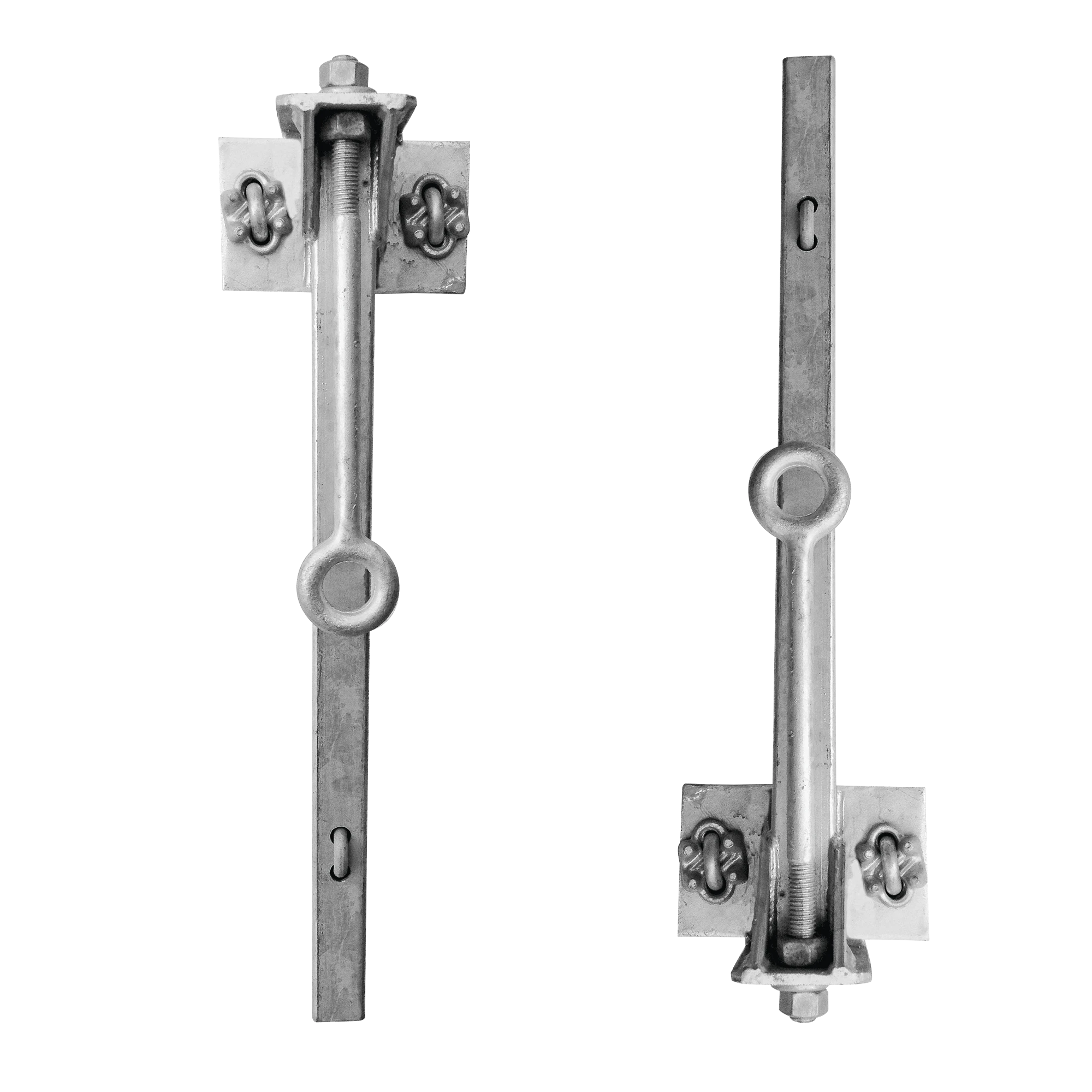 PAR DE HERRAJES PARA SUJECIÓN DE LÍNEA DE VIDA PARA STZ90G.-Torres y Mástiles-SYSCOM TOWERS-Bsai Seguridad & Controles