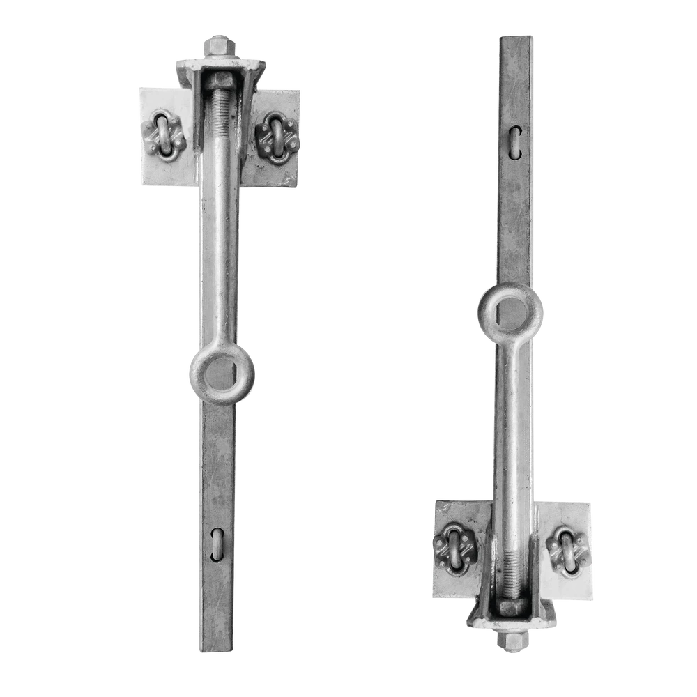 PAR DE HERRAJES PARA SUJECIÓN DE LÍNEA DE VIDA PARA STZ60G-Accesorios para Torres Arriostradas-SYSCOM TOWERS-Bsai Seguridad & Controles