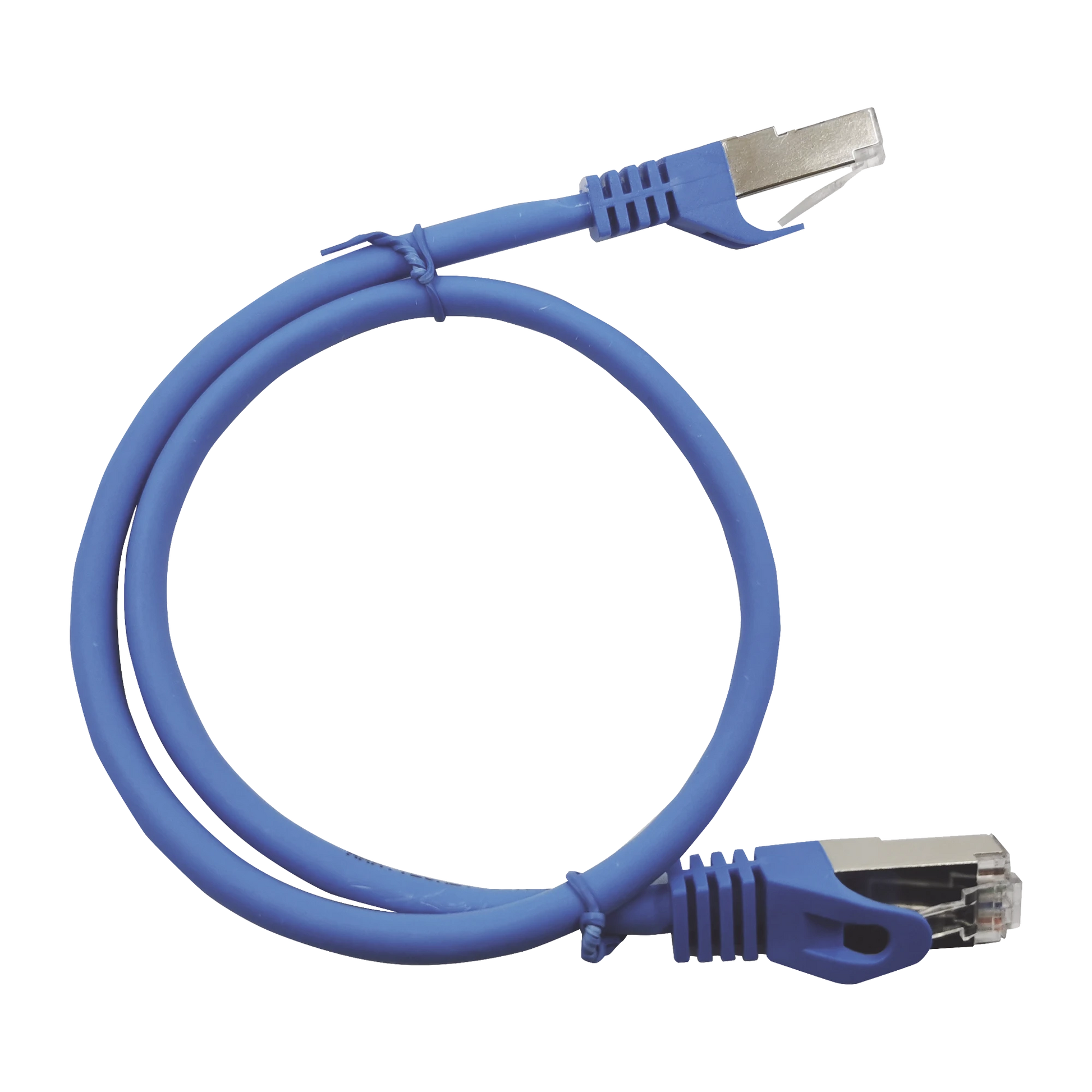 PATCH CORD CAT6A 10G BLINDADO 0.5M ( 1.64 FT ) AZUL-Patch Cords-LINKEDPRO BY EPCOM-Bsai Seguridad & Controles