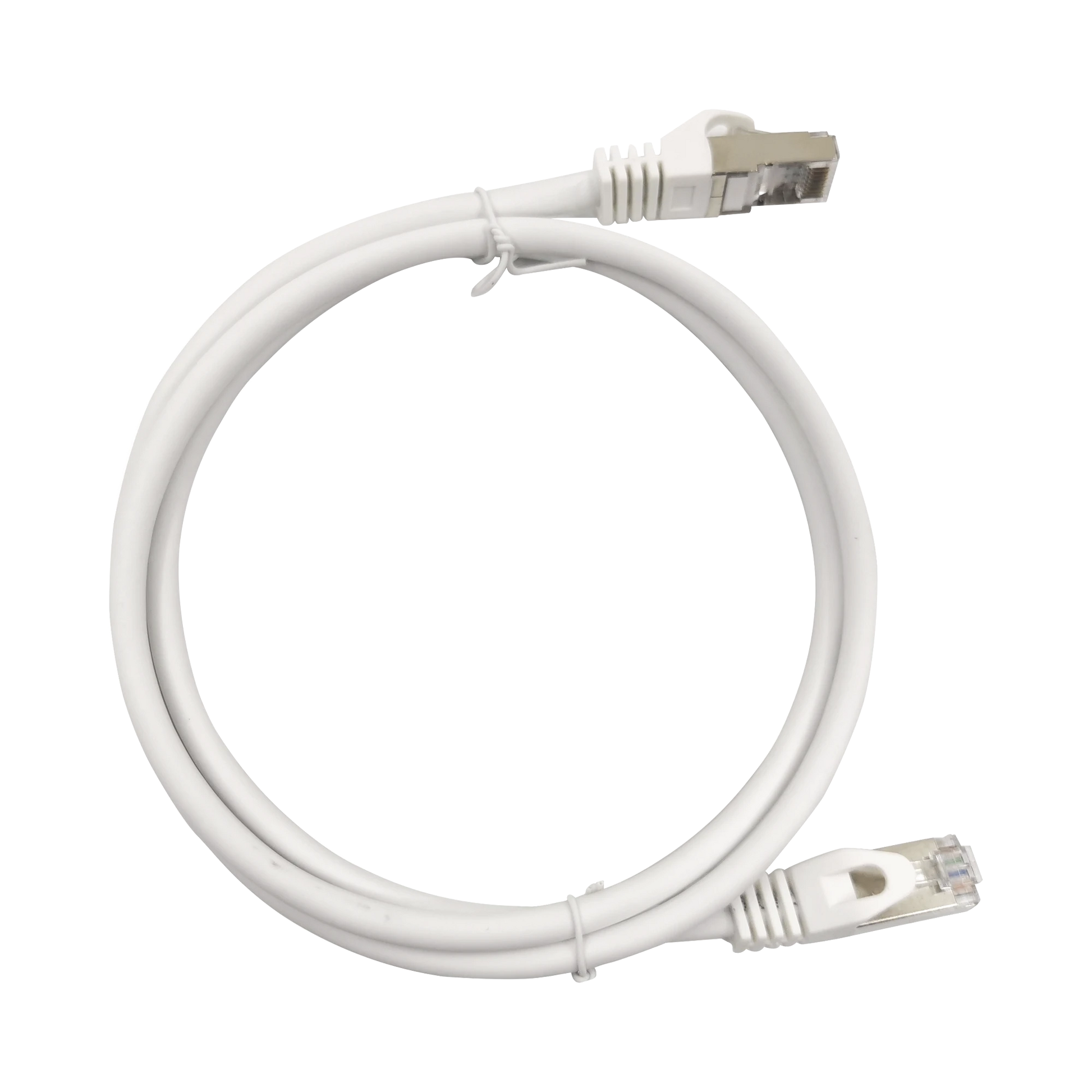 PATCH CORD CAT6A 10G BLINDADO 0.5M ( 1.64 FT ) BLANCO-Patch Cords-LINKEDPRO BY EPCOM-Bsai Seguridad & Controles