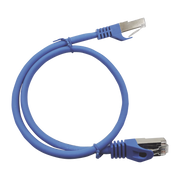 PATCH CORD CAT6A 10G BLINDADO 1.0M ( 3.28 FT ) AZUL-Patch Cords-LINKEDPRO BY EPCOM-Bsai Seguridad & Controles