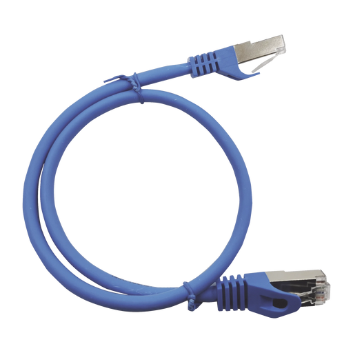 PATCH CORD CAT6A 10G BLINDADO 2M ( 6.25 FT ) AZUL-Patch Cords-LINKEDPRO-Bsai Seguridad & Controles