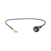 PATCH CORD INDUSTRIAL "RUGGEDIZED" A PLUG MODULAR, CAT6, DE 3 FT, COLOR NEGRO-Patch Cords-SIEMON-Bsai Seguridad & Controles