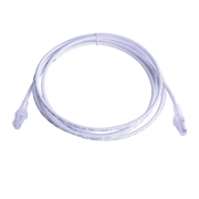 PATCH CORD MC6 MODULAR CAT6 UTP, CM/LS0H, 10FT, COLOR BLANCO, VERSION BULK (SIN EMPAQUE INDIVIDUAL)-Patch Cords-SIEMON-Bsai Seguridad & Controles