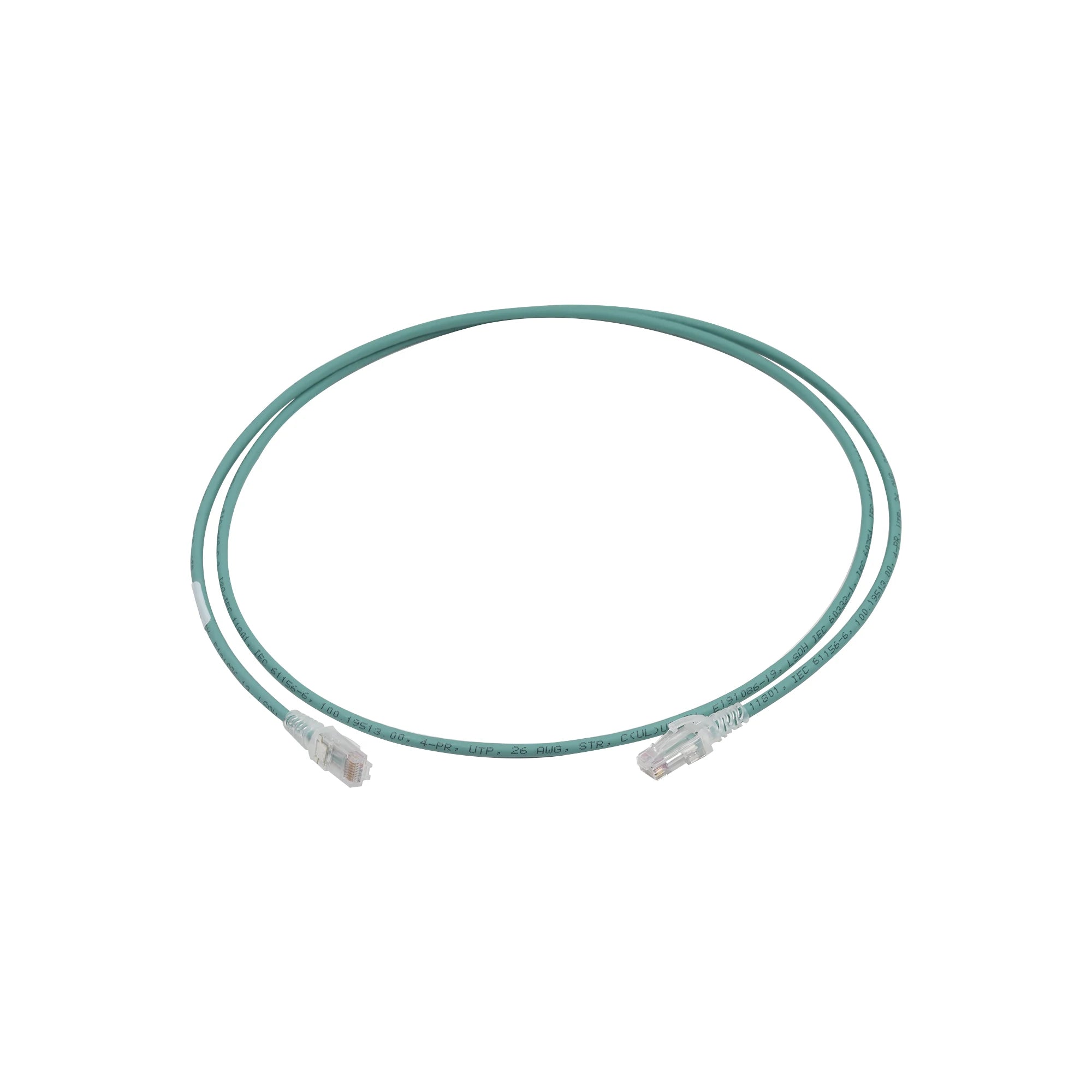 PATCH CORD MC6 MODULAR CAT6 UTP, CM/LS0H, 5FT, COLOR VERDE-Patch Cords-SIEMON-Bsai Seguridad & Controles