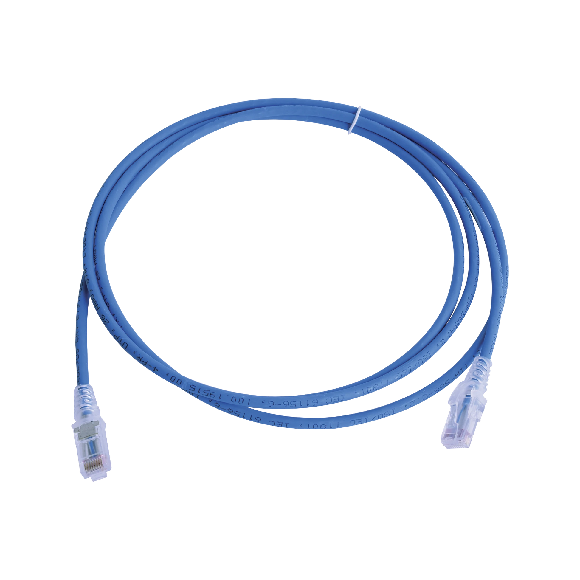 PATCH CORD MC6 MODULAR CAT6 UTP, CM/LS0H, 7FT, COLOR AZUL-Patch Cords-SIEMON-Bsai Seguridad & Controles
