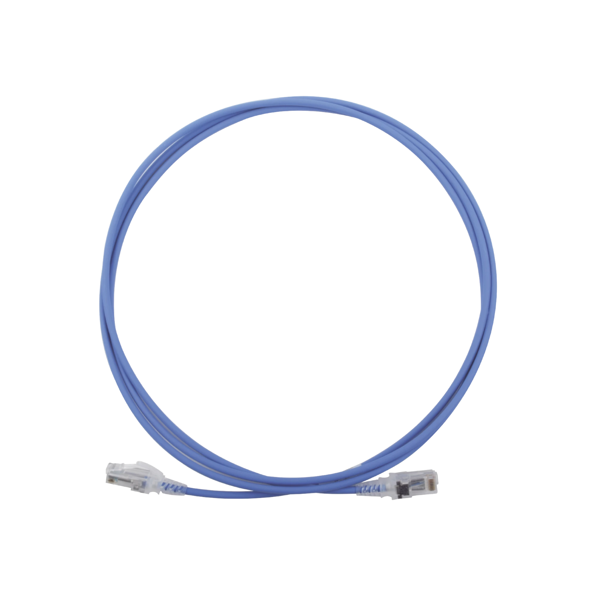 PATCH CORD MC6 MODULAR CAT6 UTP, CM/LS0H, 7FT, COLOR AZUL, DIAMETRO REDUCIDO (28AWG)-Patch Cords-SIEMON-Bsai Seguridad & Controles