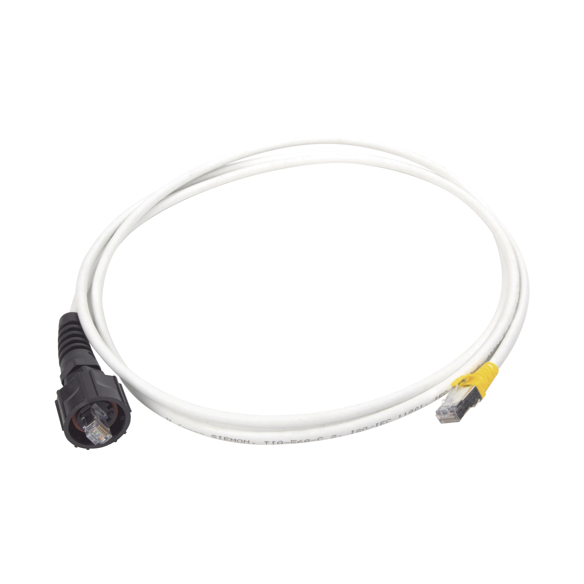 PATCH CORD REFORZADO INDUSTRIAL (RUGGEDIZED), CAT6A BLINDADO S/FTP, CM/LS0H, 3 FT-Patch Cords-SIEMON-Bsai Seguridad & Controles