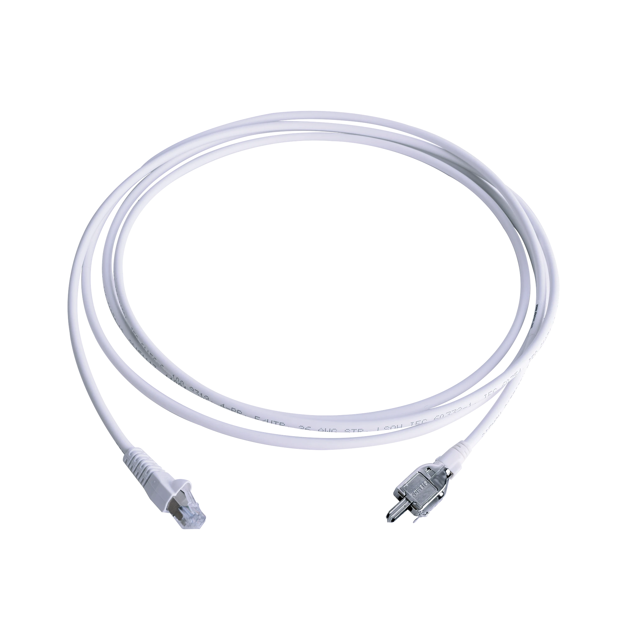 PATCH CORD TERA CAT5E 10/100BASE-T, DE 2 PARES Y CONECTOR MODULAR, LS0H, COLOR BLANCO, 3 METROS-Patch Cords-SIEMON-Bsai Seguridad & Controles