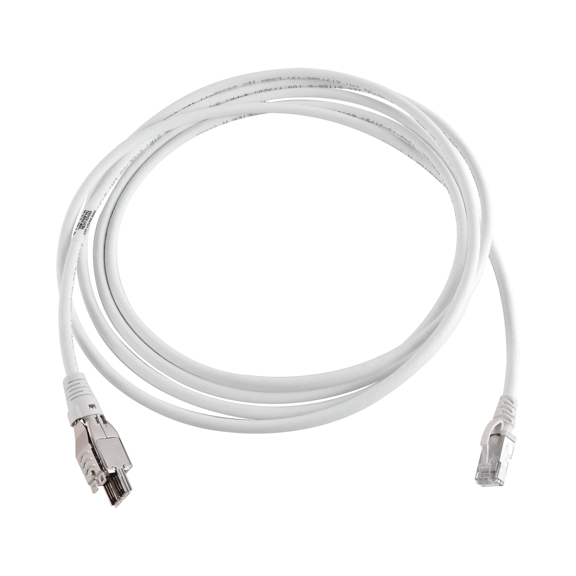 PATCH CORD TERA CAT6A 1/10G ETHERNET, DE 4 PARES Y CONECTOR MODULAR, LS0H, COLOR MARFIL, 10M-Patch Cords-SIEMON-Bsai Seguridad & Controles
