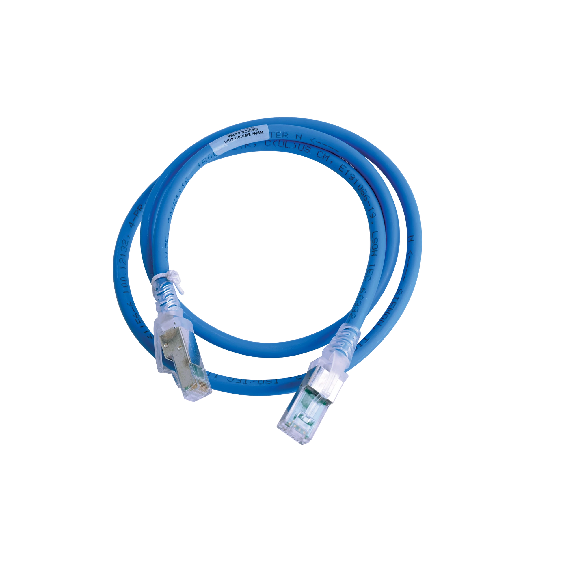 PATCH CORD Z-MAX CAT6A S/FTP, CM/LS0H, 3FT, COLOR AZUL, VERSION BULK (SIN EMPAQUE INDIVIDUAL)-Patch Cords-SIEMON-Bsai Seguridad & Controles