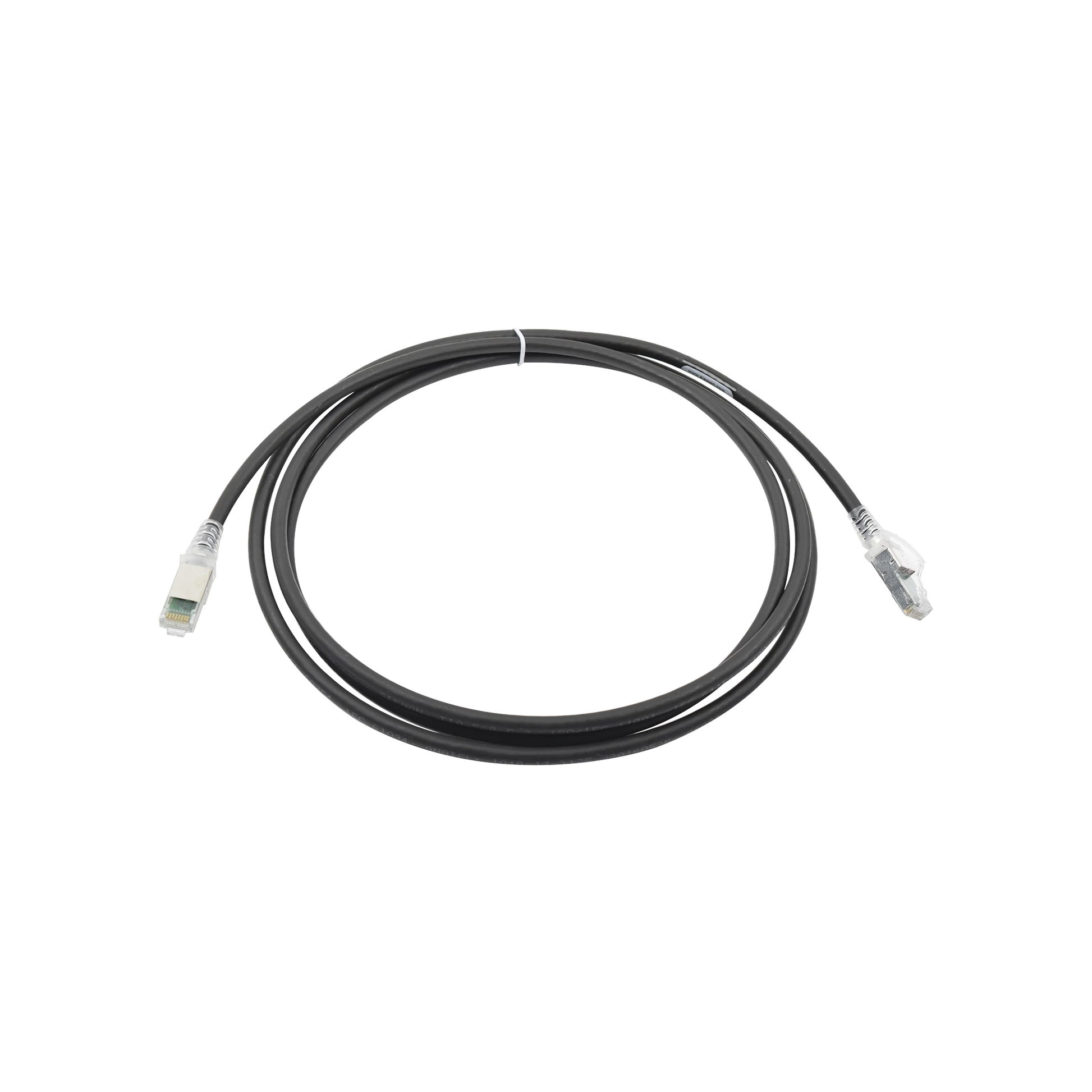 PATCH CORD Z-MAX CAT6A S/FTP, CM/LS0H, 7FT, COLOR NEGRO, VERSION BULK (SIN EMPAQUE INDIVIDUAL)-Patch Cords-SIEMON-Bsai Seguridad & Controles