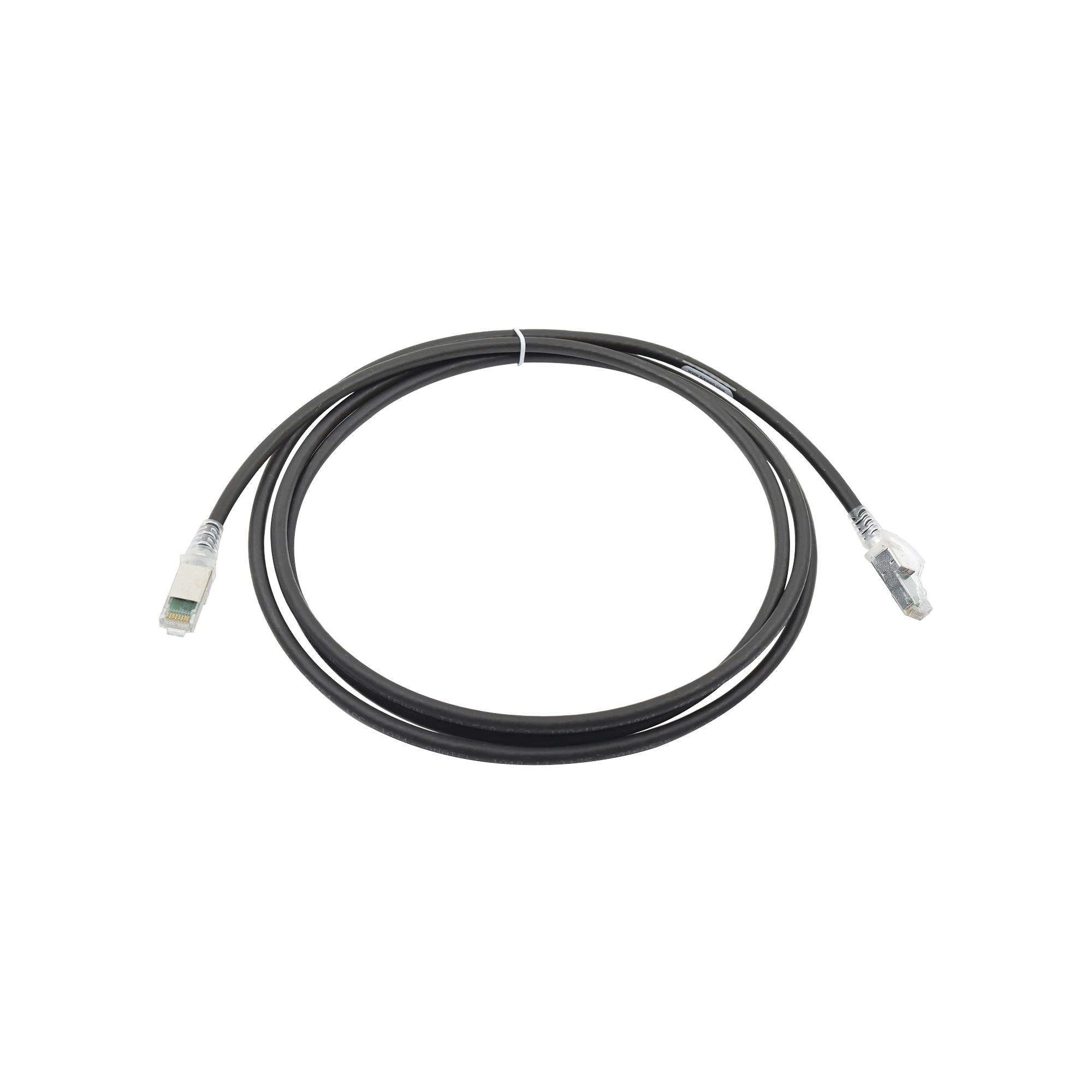 PATCH CORD Z-MAX CAT6A S/FTP, CM/LS0H, 7FT, COLOR NEGRO, VERSION BULK (SIN EMPAQUE INDIVIDUAL)-Patch Cords-SIEMON-Bsai Seguridad & Controles