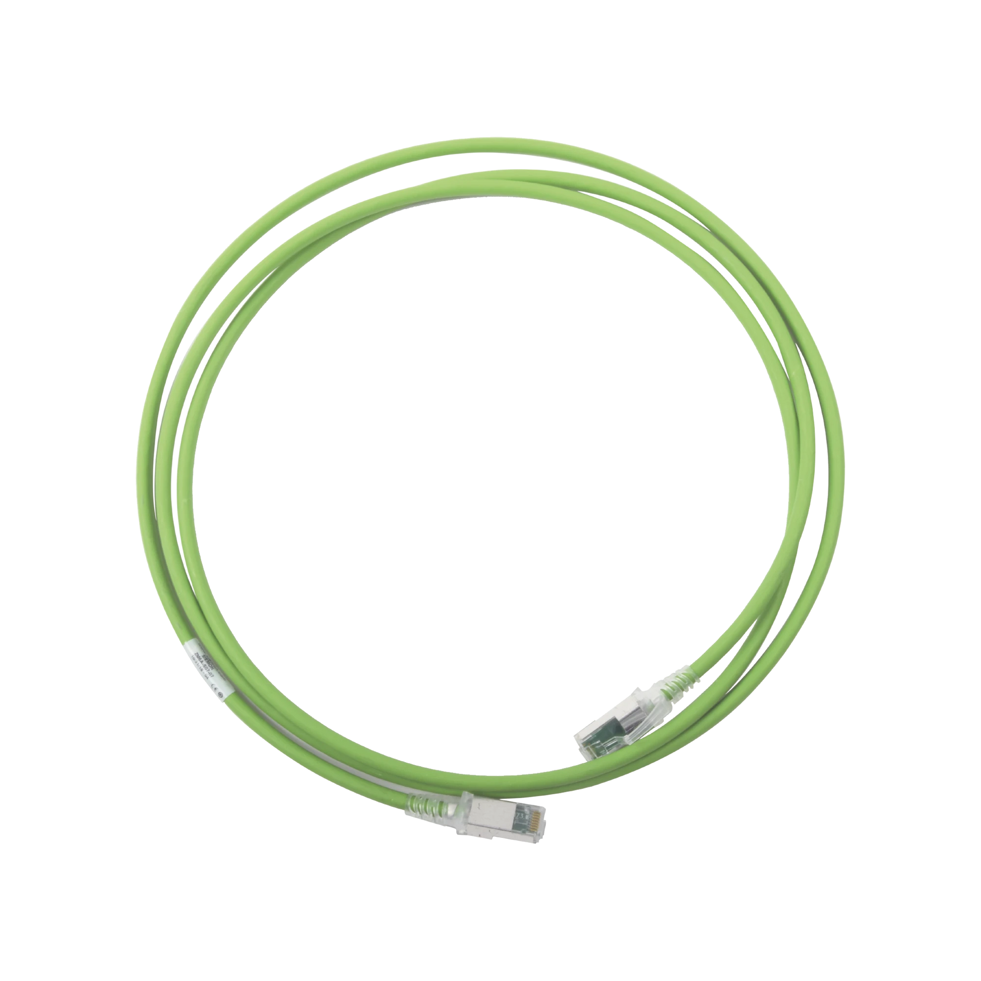 PATCH CORD Z-MAX CAT6A S/FTP, CM/LS0H, 7FT, COLOR VERDE-Patch Cords-SIEMON-Bsai Seguridad & Controles