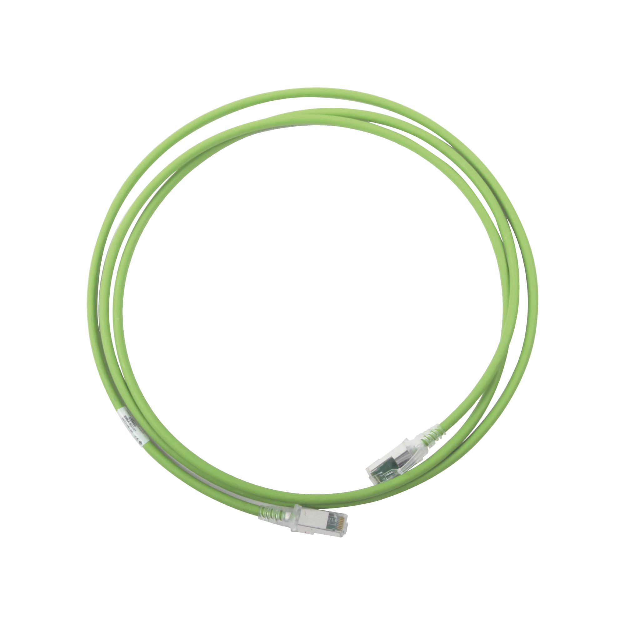 PATCH CORD Z-MAX CAT6A S/FTP, CM/LS0H, 7FT, COLOR VERDE-Patch Cords-SIEMON-Bsai Seguridad & Controles