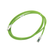 PATCH CORD Z-MAX CAT6A S/FTP, CM/LS0H, 7FT, COLOR VERDE, VERSION BULK (SIN EMPAQUE INDIVIDUAL)-Patch Cords-SIEMON-Bsai Seguridad & Controles