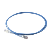 PATCH CORD "SKINNY" CAT6A BLINDADO S/FTP, 5FT, DIAMETRO REDUCIDO 28 AWG, COLOR AZUL-Patch Cords-SIEMON-Bsai Seguridad & Controles
