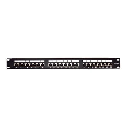 PATCH PANEL BLINDADO (STP) DE 24 PUERTOS CAT5E, 19IN-LINKEDPRO BY EPCOM-Bsai Seguridad & Controles