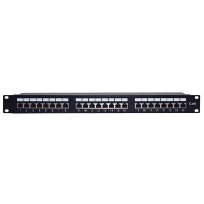 PATCH PANEL BLINDADO (STP) DE 24 PUERTOS CAT6, 19IN-LINKEDPRO BY EPCOM-Bsai Seguridad & Controles