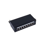 PATCH PANEL BLINDADO (STP) DE 8 PUERTOS CAT6, 10IN-LINKEDPRO-Bsai Seguridad & Controles