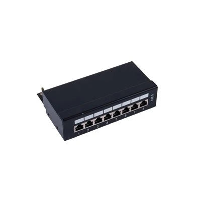 PATCH PANEL BLINDADO (STP) DE 8 PUERTOS CAT6, 10IN-LINKEDPRO-Bsai Seguridad & Controles