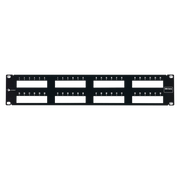 PATCH PANEL MAX MODULAR, DE 48 PUERTOS, PLANO, 2UR-Patch Panels-SIEMON-Bsai Seguridad & Controles