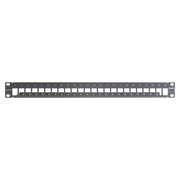 PATCH PANEL TERA-MAX BLINDADO DE 24 PUERTOS, MODULAR, PLANO, COLOR NEGRO, 1UR-Patch Panels-SIEMON-Bsai Seguridad & Controles