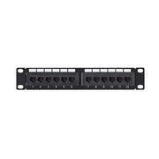 PATCH PANEL UTP DE 12 PUERTOS CAT5E, 10IN-LINKEDPRO-Bsai Seguridad & Controles