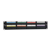 PATCH PANEL UTP HD6 CATEGORIA 6, DE 48 PUERTOS, PLANO, 2UR-Patch Panels-SIEMON-Bsai Seguridad & Controles